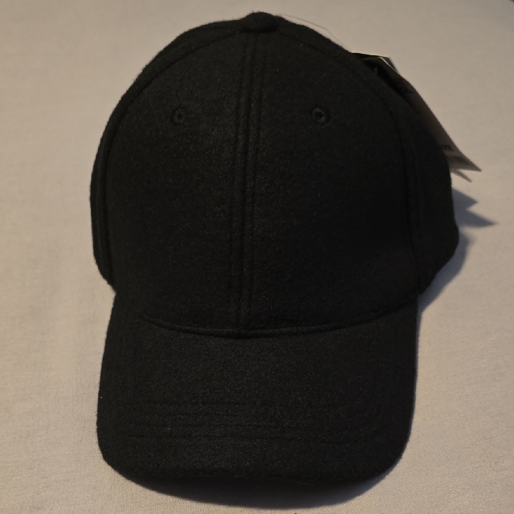 🐚🍂32 HEAT Fuzzy Black Baseball Cap